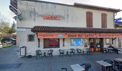 Snack Bar Le 5 N°, Bar à Saint-Nauphary