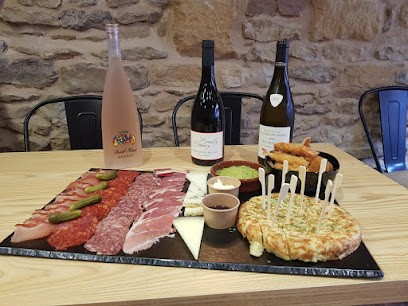 Le café du commerce, Bar à Val d'Oingt